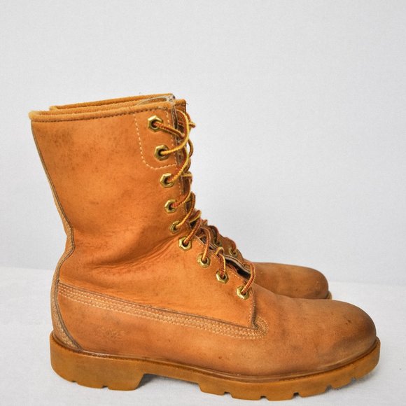 Vintage Timberland 9-Eye Wheat Boots - Picture 6 of 12